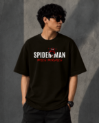 Spider-Man Oversized T-Shirt – Black