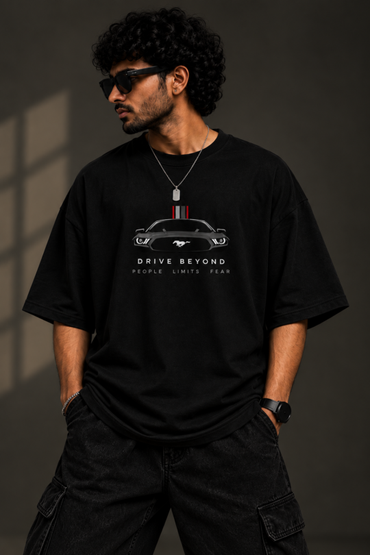 DRIVE BEYOND Oversized T-Shirt